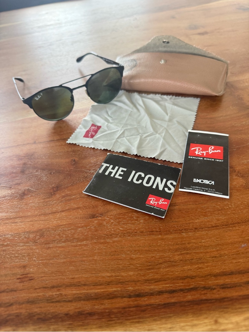 Ray-Ban RB3545 Polarized Sunglasses – Black